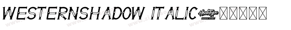 WesternShadow Italic字体转换